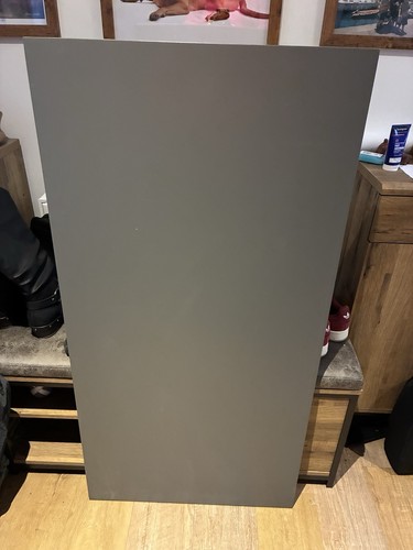 Ikea lagkapten grey wood desk - grey/wood,