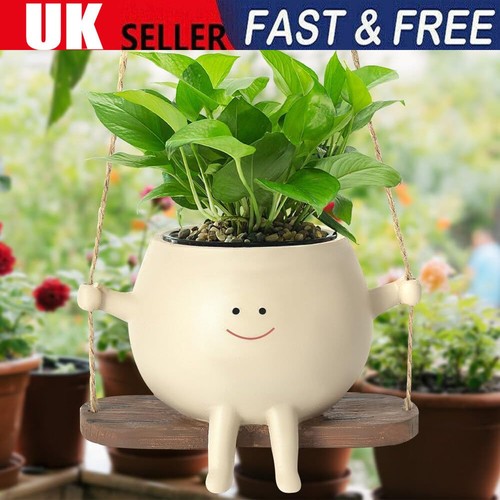 Planter pot hanging swing - planter,