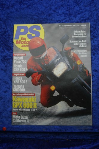 Motorcycle newspaper 87 - ps, 8/87