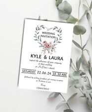 Personalised Floral Heart