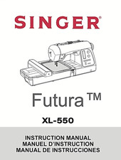 Singer Futura XL-550 Sewing Machine New Instruction Manual FREE SHIPPING