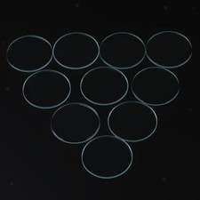 10 Pcs 1mm Thick Domed Mineral Crystal Watch/Pocketwatch Glass Replacement