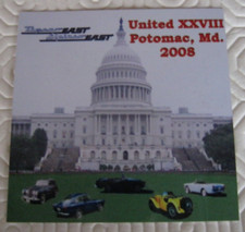 SUNBEAM TIGER COMMEMORATIVE PLAQUE. TEAE POTOMAC, MD. 2008. 3 X 3 INCH