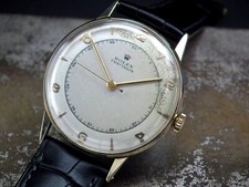 Just Beautiful Oversize (35mm) 1948 Steel and Gold Rolex Precision Gents Vintage