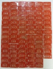 Vintage RED 50's 60's