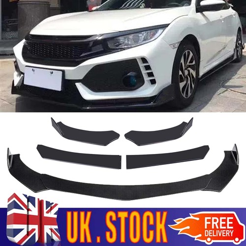 Glossy black front bumper - bumper, lip