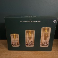 L ed Christmas Candles With