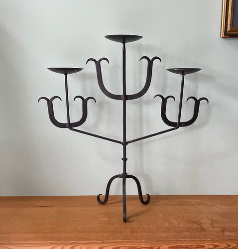 Vtg 70s black wrought iron - vtg,