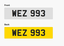 WEZ 993 Registration Number