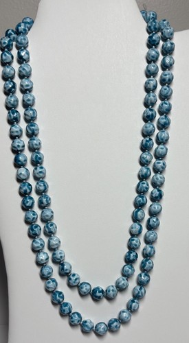 Single strand teal - teal, and