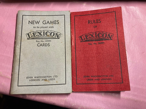 Vintage lexicon card - vintage,