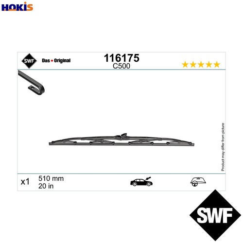 Wiper blade 116175 - wiper, for