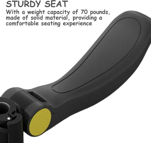 Foldable scooter seat - foldable, for