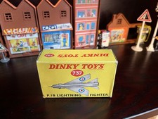 Vintage Dinky 737 PIB Lightning Fighter In Original Box with Insert