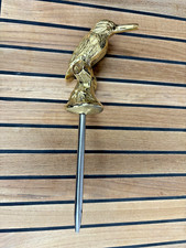 Brass Tiller Pin Kingfisher