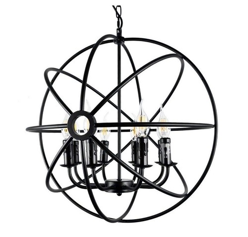 Chandelier retro wrought - chandelier, iron