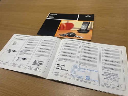 Mini cooper service stamped - cooper,