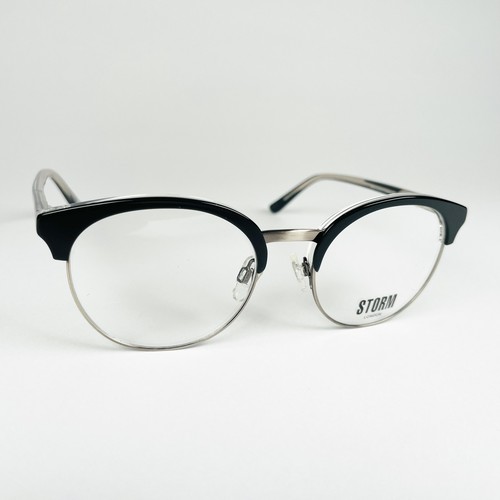 Storm eyeglasses black round - black,