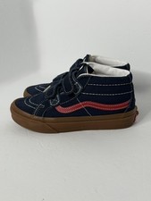 Vans Sk8-Mid Shoes Blue Suede