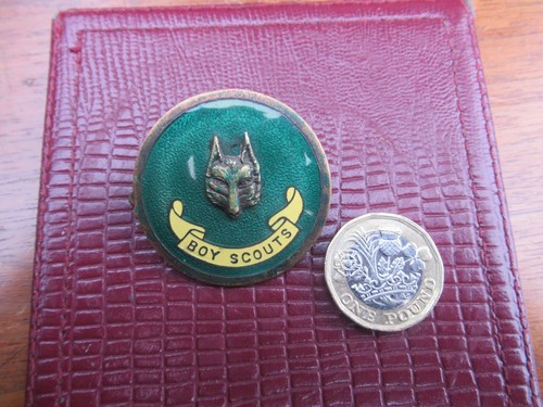 Boy scouts cap badge green - boy,