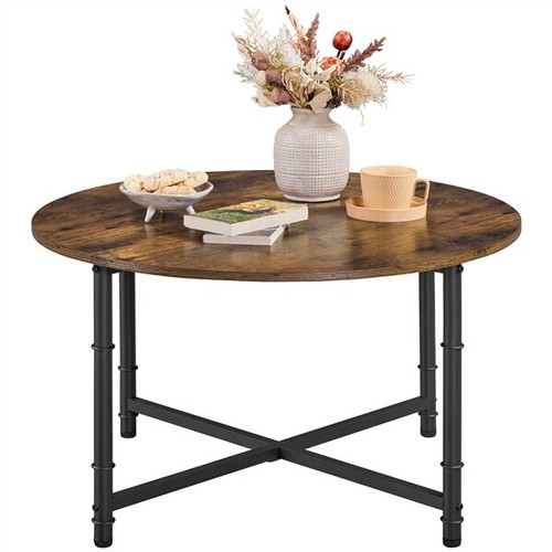 Rustic small round coffee - rustic,