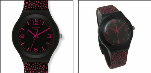 Pink drops swatch irony big - big, w