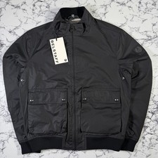 BELSTAFF Mens Black Waxed Base