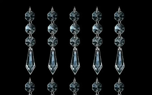Crystal chandelier pendant - crystal,