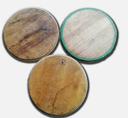 Solid oak barrel lid top - solid,