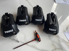 Thule Evo Foot Pack Open Raised Rails 7104 - 4 Pack latest 710410 version