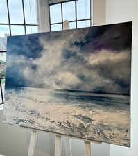 Original texture art seascape