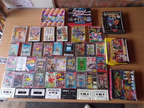 Commodore c64 games bundle - games,