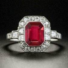 Art deco antique red - art, ct