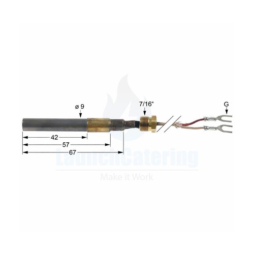 Imperial gas fryer thermopile - fryer,