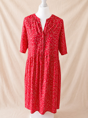 Joules ella red heart print - heart,