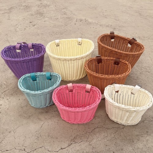 Rattan bicycle front - rattan, basket