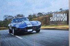 Original CC 2023 extracted mag article: 1963 JAGUAR E-type 'Semi-Lightweight'