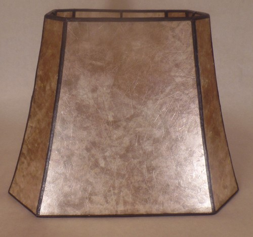 New rectangle mica lamp shade - new,