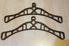 Hanging Pot Pan Rack Bracket Black Cast Iron Washing Line Retro Vintage Home