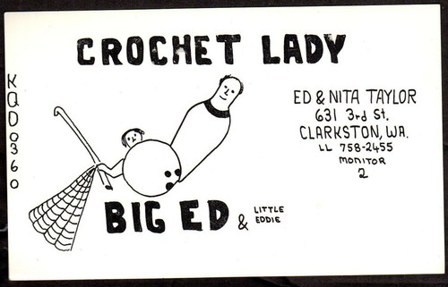 Qsl qso radio - qso, "crochet