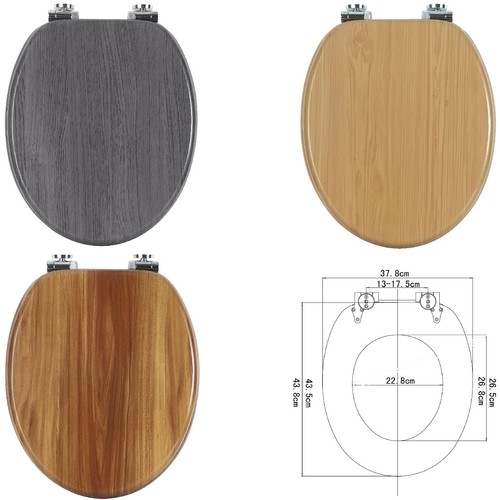 Woltu wooden toilet - toilet, seat