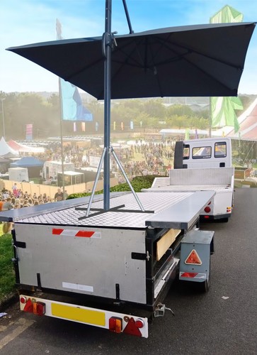 Mobile stage trailer big - mobile, trailer.