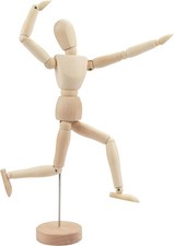 Wooden Mannequin Figure 30.5cm/12 Inch Human Body Artist Drawing/Sketching Model