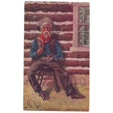 COWBOY The Forty Niner Old West Postcard by John Innes, Unposted