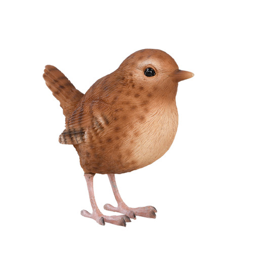 Wren bird lifelike ornament - wren,