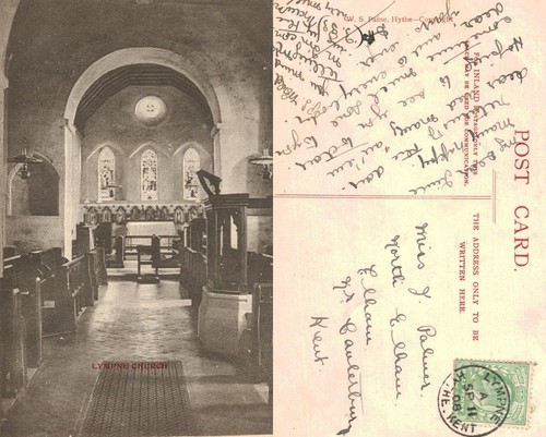 Vintage postcard lympne - postcard,