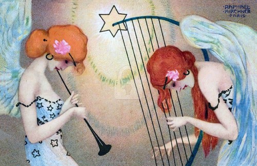 Raphael kirchner two angels w - kirchner,,