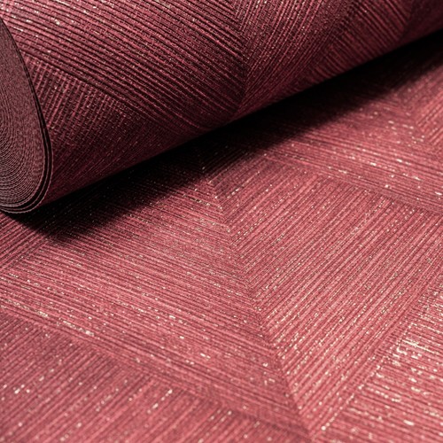 Deep red geometric - deep,