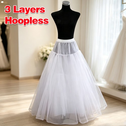 White tulle wedding - white, petticoat