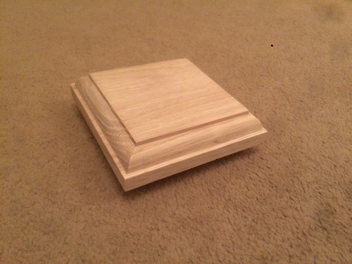 Solid oak newel - oak, fence